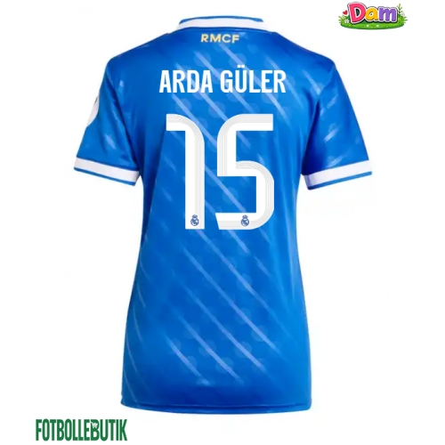 Real Madrid Arda Guler #15 Tredje Tröja Kvinnor 2025-26 Kortärmad